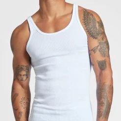 Schiesser Original Doppelripp Shirt Ohne Arm 2-Pack -T-Shirt-Shop 005051 100 neu 2200728 4