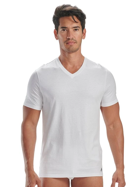 ADIDAS Active Core Cotton V-Neck T-Shirt, 3er-Pack 2 ADIDAS Active Core Cotton V-Neck T-Shirt, 3er-Pack - Image 2
