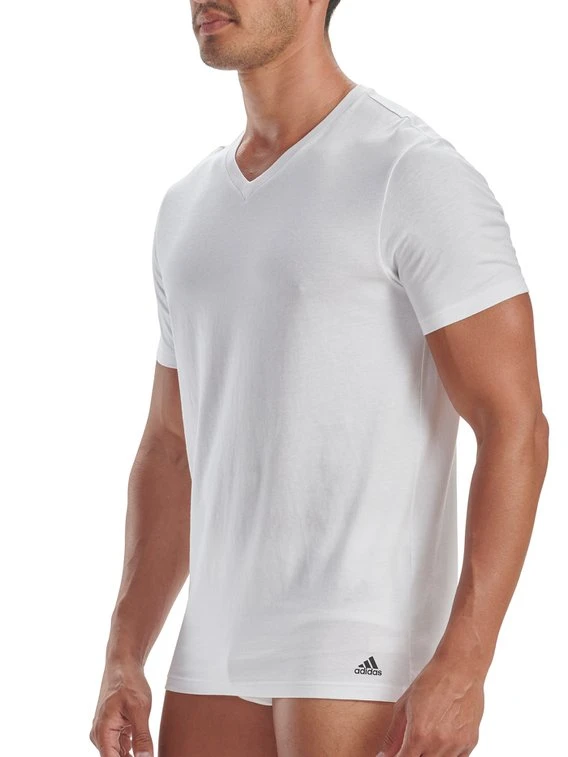 ADIDAS Active Core Cotton V-Neck T-Shirt, 3er-Pack 4 ADIDAS Active Core Cotton V-Neck T-Shirt, 3er-Pack - Image 4