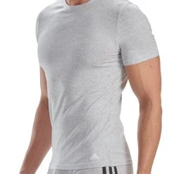ADIDAS Active Flex Cotton Crew Neck T-Shirt, 2er-Pack -T-Shirt-Shop Adidas Active Flex Cotton 3 Stripes T Shirt 2er Pack grau 4A2M04 908 4