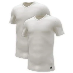 ADIDAS Active Flex Cotton V-Neck T-Shirt, 2er-Pack
