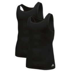 ADIDAS Active Flex Cotton Tank-Top, 2er-Pack