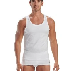 ADIDAS Active Flex Cotton Tank-Top, 2er-Pack -T-Shirt-Shop Adidas Active Flex Cotton 3 Stripes Tank Top 2er Pack weiss 4A2M06 100 3