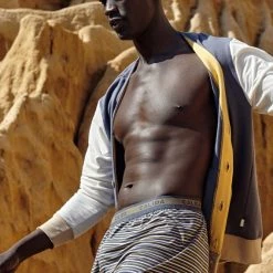 Calida 100% Nature Day Boxershorts, Compostable -T-Shirt-Shop Calida 100 Nature Day Boxershorts Compostable blau 24783 988 2