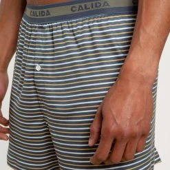 Calida 100% Nature Day Boxershorts, Compostable -T-Shirt-Shop Calida 100 Nature Day Boxershorts Compostable blau 24783 988 4