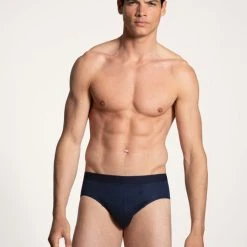 Calida 100% Nature Slip, Compostable 6 Calida 100% Nature Slip, Compostable -T-Shirt-Shop Calida 100 Nature Slip Compostable blau 23180 480