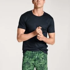 Calida 100% Nature T-Shirt, Compostable -T-Shirt-Shop Calida 100 Nature T Shirt Compostable blau 14561 479 1635154741