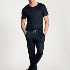 Calida 100% Nature T-Shirt, Compostable -T-Shirt-Shop Calida 100 Nature T Shirt Compostable blau 14561 480 1635155221