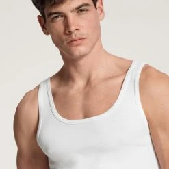 Calida Classic Cotton 1:1 Athletic-Shirt 2er-Pack -T-Shirt-Shop Calida Classic Cotton 1 1 Athletic Shirt 2er Pack weiss 11010 DUO 001 2604 4