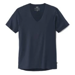 Calida Clean Line Kurzarm-Shirt, V-Neck -T-Shirt-Shop Calida Clean Line T Shirt V Neck blau 14885 479
