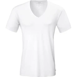 Calida Clean Line Kurzarm-Shirt, V-Neck -T-Shirt-Shop Calida Clean Line T Shirt V Neck weiss 14885 001