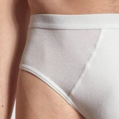 Calida Cotton 1:1 Midislip -T-Shirt-Shop Calida Cotton 11 Classic Slip Elastikbund weiss 24310 001 3