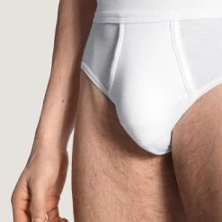 Calida Cotton 1:1 Slip M. Softbund -T-Shirt-Shop Calida Cotton 11 Classic Slip Softbund mit Eingriff weiss 23112 001 3