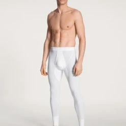Calida Cotton 1:1 Leggings 7 Calida Cotton 1:1 Leggings -T-Shirt-Shop Calida Cotton 11 Hose Unterhose lang Softbund mit Eingriff weiss 26912 001 2