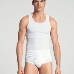 Calida Cotton 2:2 Midislip M. Öffnung -T-Shirt-Shop Calida Cotton 22 Classic Slip ueberzogener Bund mit Eingriff weiss 20610 001.jpg 1620370621