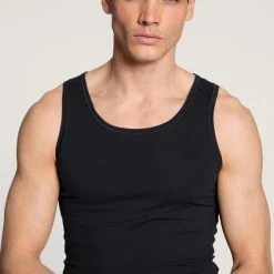 Calida Cotton Code Athletic-Shirt -T-Shirt-Shop Calida Cotton Code Athletic Shirt Frackschnitt schwarz 12090 992 3