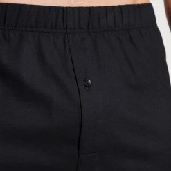 Calida Cotton Code Jersey-Boxershorts Mit Eingriff 8 Calida Cotton Code Jersey-Boxershorts Mit Eingriff -T-Shirt-Shop Calida Cotton Code Boxer Shorts ueberzogener Bund mit Eingriff schwarz 24090 992 3