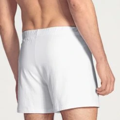 T-Shirt-Shop -T-Shirt-Shop Calida Cotton Code Boxer Shorts ueberzogener Bund mit Eingriff weiss 24090 001 1