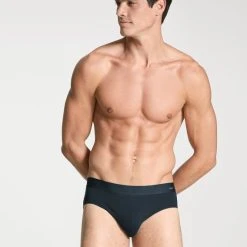 Calida Cotton Code Slip Mit Elastikbund -T-Shirt-Shop Calida Cotton Code Slip Elastikbund blau 22090 479 1622638753