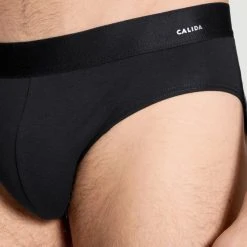 Calida Cotton Code Slip Mit Elastikbund 7 Calida Cotton Code Slip Mit Elastikbund -T-Shirt-Shop Calida Cotton Code Slip Elastikbund schwarz 22090 992 3