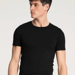 Calida Cotton Code T-Shirt, Rundhals