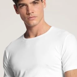 Calida Cotton Code T-Shirt, Rundhals -T-Shirt-Shop Calida Cotton Code T Shirt Rundhals weiss 14290 001 3