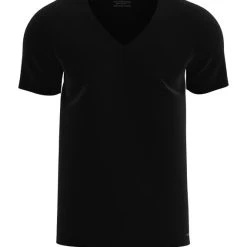 Calida Cotton Code T-Shirt, V-Neck -T-Shirt-Shop Calida Cotton Code T Shirt V Neck schwarz 14590 992