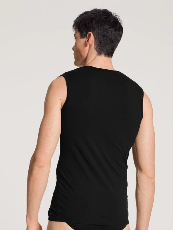 Calida Cotton Code City-Shirt, V-Neck 2 Calida Cotton Code City-Shirt, V-Neck - Image 2