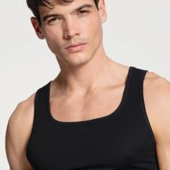 Calida Evolution Athletic-Shirt 8 Calida Evolution Athletic-Shirt -T-Shirt-Shop Calida Evolution Athletic Shirt Frackschnitt schwarz 12660 992 3