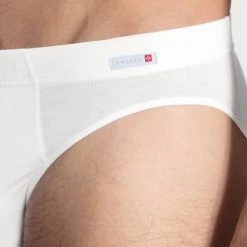 Calida Evolution Slip -T-Shirt-Shop Calida Evolution Mini Slip ueberzogener Bund weiss 21660 001 3