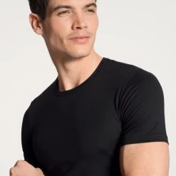 Calida Evolution T-Shirt -T-Shirt-Shop Calida Evolution T Shirt Rundhals schwarz 14661 992 3