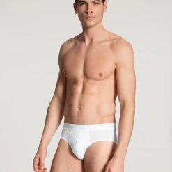 Calida Focus Slip Mit Softbund 7 Calida Focus Slip Mit Softbund -T-Shirt-Shop Calida Focus Slip Elastikbund weiss 22265 001 2