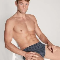 Calida Grafic Cotton Slip -T-Shirt-Shop Calida Grafic Cotton Slip blau 22487 479 2