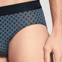 Calida Grafic Cotton Slip Mit Softbund -T-Shirt-Shop Calida Grafic Cotton Slip mit Softbund blau 22387 479 3