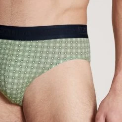 Calida Grafic Cotton Slip Mit Softbund -T-Shirt-Shop Calida Grafic Cotton Slip mit Softbund gruen 22387 669 3