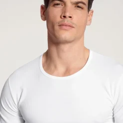 Calida Natural Benefit T-Shirt, 2er-Pack -T-Shirt-Shop Calida Natural Benefit T Shirt 2er Pack weiss 14141 001 neu 3