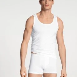 Calida Natural Benefit Athletic-Shirt, 2er-Pack -T-Shirt-Shop Calida Natural Benefit Athletic Shirt 2er Pack weiss 12141 001 2604 3