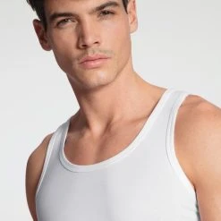 Calida Natural Benefit Athletic-Shirt, 2er-Pack -T-Shirt-Shop Calida Natural Benefit Athletic Shirt 2er Pack weiss 12141 001 2604 4