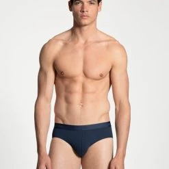 Calida Natural Benefit Slip, 3er-Pack -T-Shirt-Shop Calida Natural Benefit Slip 3er Pack blau 22441 509 220519