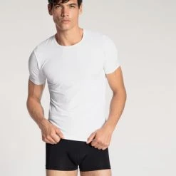 Calida Performance Neo T-Shirt, Rundhals -T-Shirt-Shop Calida Performance Neo T Shirt Rundhals weiss 14285 001 2