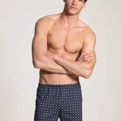 Calida Prints Jersey-Boxershorts Ohne Eingriff 7 Calida Prints Jersey-Boxershorts Ohne Eingriff -T-Shirt-Shop Calida Prints Jersey Boxershorts ohne Eingriff blau 24389 445 2