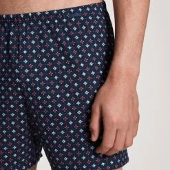 Calida Prints Jersey-Boxershorts Ohne Eingriff 8 Calida Prints Jersey-Boxershorts Ohne Eingriff -T-Shirt-Shop Calida Prints Jersey Boxershorts ohne Eingriff blau 24389 445 3