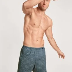 Calida Prints Jersey-Boxershorts Ohne Eingriff 7 Calida Prints Jersey-Boxershorts Ohne Eingriff -T-Shirt-Shop Calida Prints Jersey Boxershorts ohne Eingriff blau grau 24389 533 2