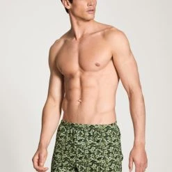 Calida Prints Jersey-Boxershorts Ohne Eingriff -T-Shirt-Shop Calida Prints Jersey Boxershorts ohne Eingriff gruen 24389 676 2