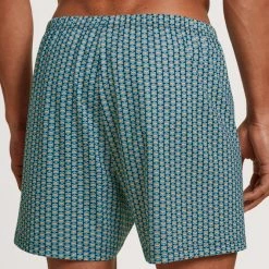 Calida Prints Jersey-Boxershorts Ohne Eingriff -T-Shirt-Shop Calida Prints Jersey Boxershorts ohne Eingriff tuerkis 24389 728 2