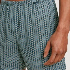 Calida Prints Jersey-Boxershorts Ohne Eingriff -T-Shirt-Shop Calida Prints Jersey Boxershorts ohne Eingriff tuerkis 24389 728 4