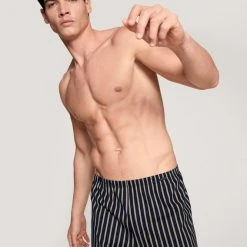 Calida Prints Jersey-Boxershorts Ohne Eingriff -T-Shirt-Shop Calida Prints Jersey Boxershorts ohne Eingriff blau 24389 036 2