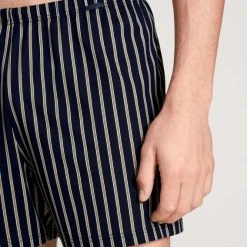 Calida Prints Jersey-Boxershorts Ohne Eingriff -T-Shirt-Shop Calida Prints Jersey Boxershorts ohne Eingriff blau 24389 036 3