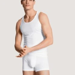Calida Pure & Style Athletic-Shirt 6 Calida Pure & Style Athletic-Shirt -T-Shirt-Shop Calida Pure Style Athletic Shirt weiss 12986 001 2