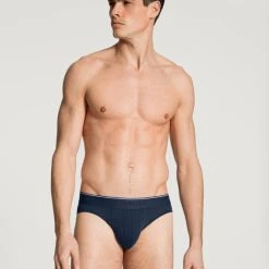 Calida Pure & Style Mini-Slip, Elastikbund -T-Shirt-Shop Calida Pure Style Mini Slip Elastikbund blau 21986 509 2